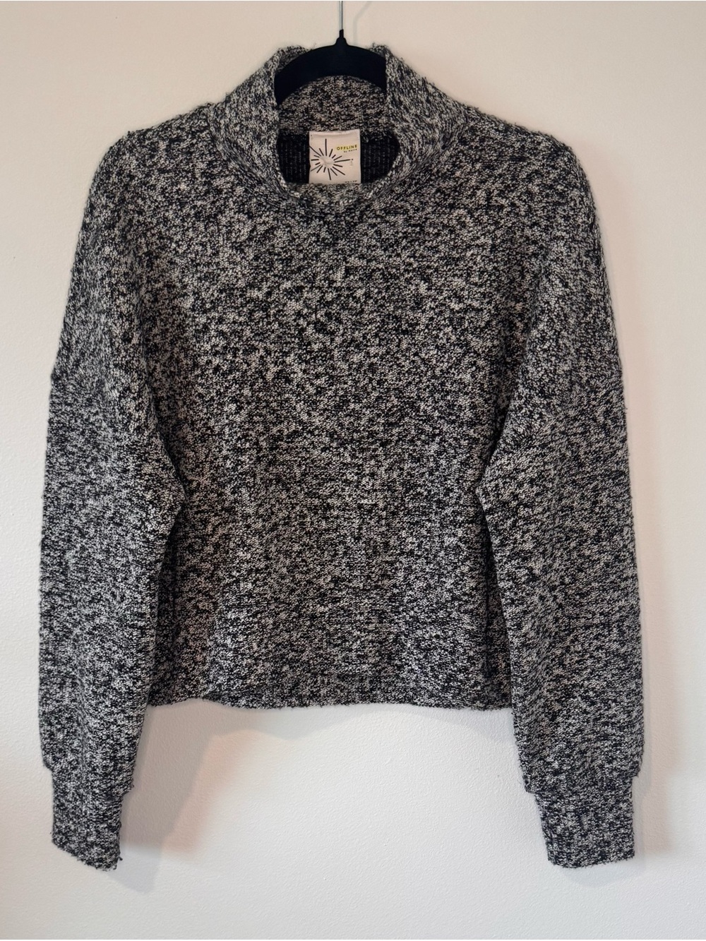 OFFLINE by Aerie Burst A Move Women’s XS Marled Mock Neck Crop Sweater